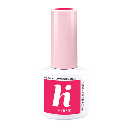 Hi Hybrid 374 Strawberry Red UV Gel Polish