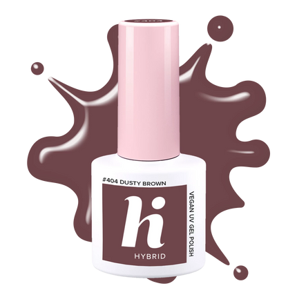 Hi Hybrid 404 Dusty Brown UV Gel Polish