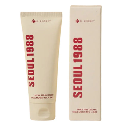 K-Secret Seoul 1988 Cream: Snail Mucin 93% + Rice