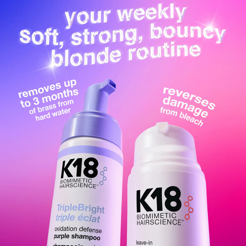 K18 Hair TripleBright Oxidation Defense Purple Shampoo