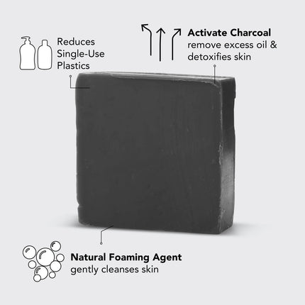 Kitsch Charcoal Detoxifying Body Wash Bar