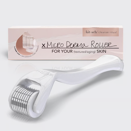 Kitsch Recycled Plastic Micro Derma Roller White