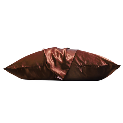 Kitsch Satin Pillowcase Chocolate