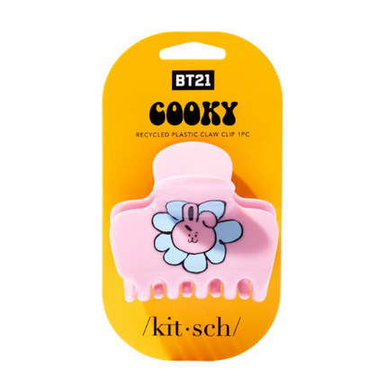 Kitsch x BT21 Recycled Plastic Puffy Claw Clip Cooky