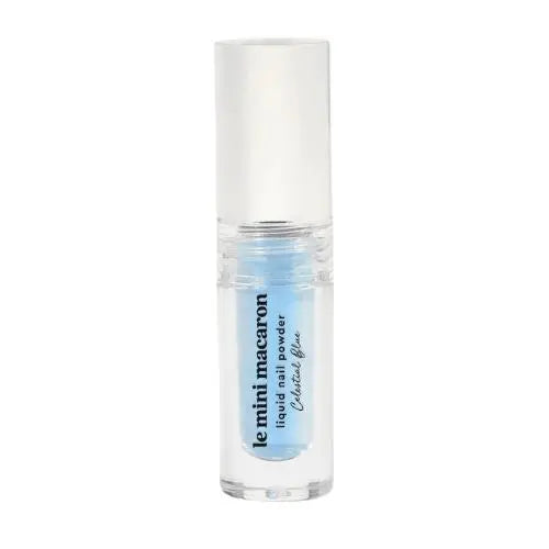 Le Mini Macaron Liquid Nail Powder Celestial Blue