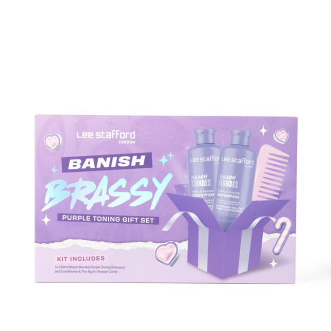 Lee Stafford Banish Brassy Blondes Toning Kit