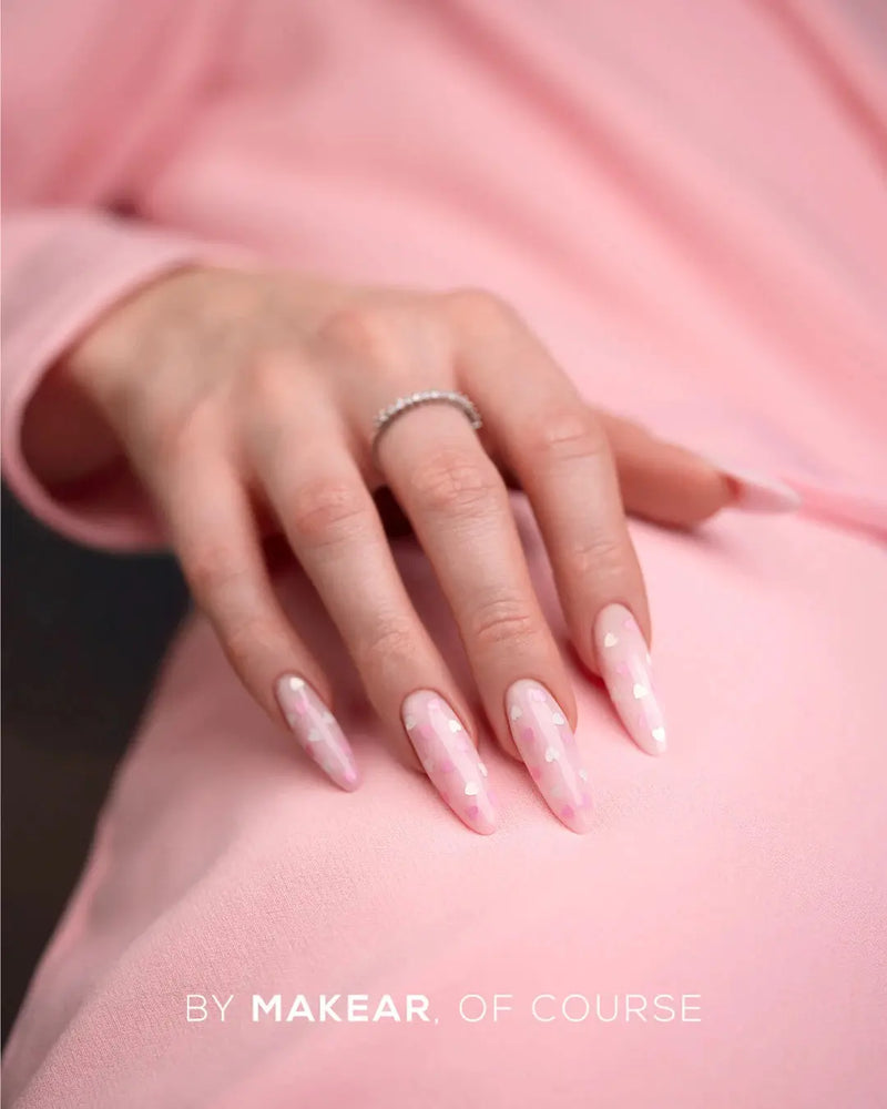 Makear No Wipe Top Coat Hearts