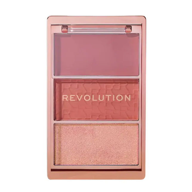 Makeup Revolution Blush Icon Palette Aura Points Rose