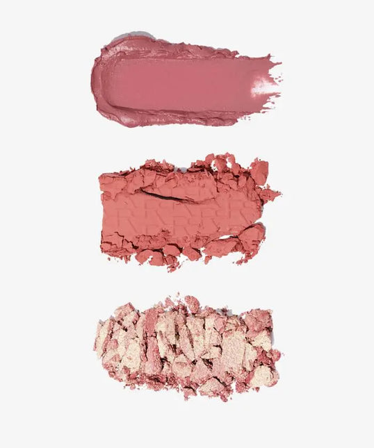 Makeup Revolution Blush Icon Palette Aura Points Rose