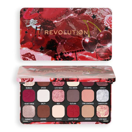 Makeup Revolution Forever Flawless Palette Cherry Rebel Red