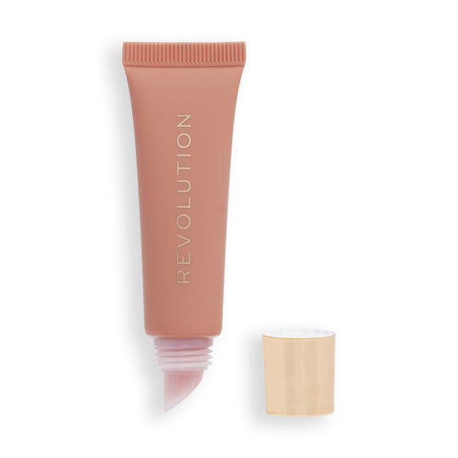 Makeup Revolution Juicy Peptide Lip Balm Nude Spice