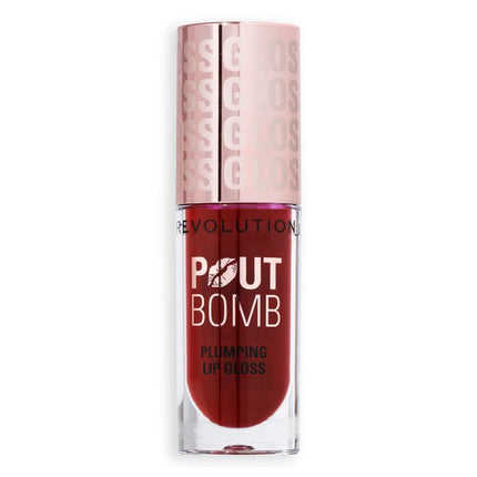 Makeup Revolution Pout Bomb Plumping Gloss Jelly Berry Mauve