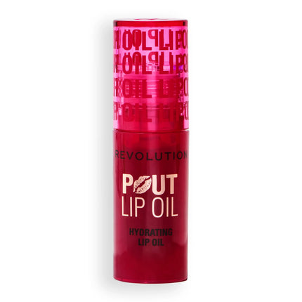 Makeup Revolution Pout Lip Oil Cherry Red