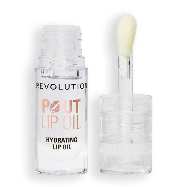 Makeup Revolution Pout Lip Oil Lychee Clear