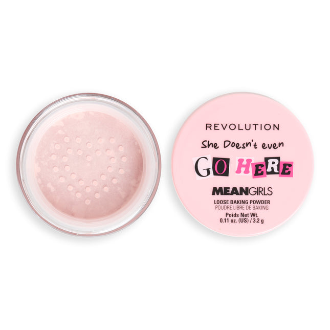 Makeup Revolution x Mean Girls Cherry Pink Loose Powder