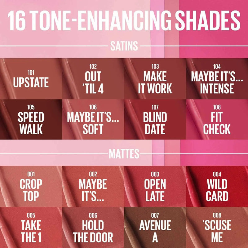 Maybelline Maybe It's Serum Lipstick 108 Fit Check