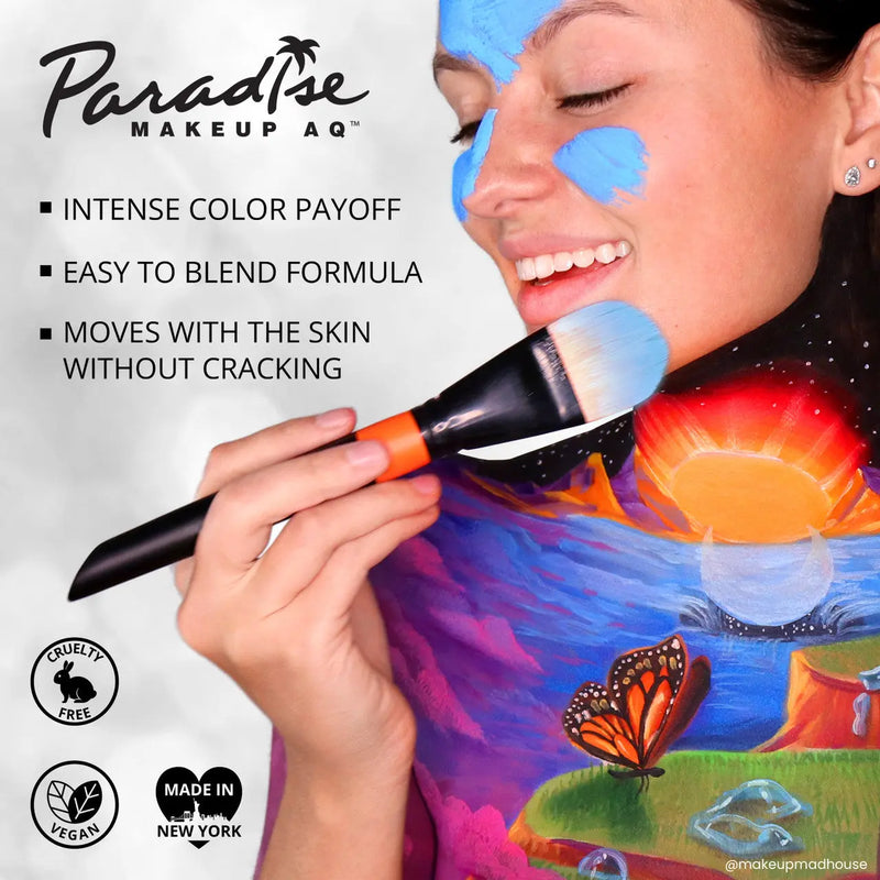 Mehron Makeup Paradise Makeup AQ 8 Color Magnetic Palette Basic Shades