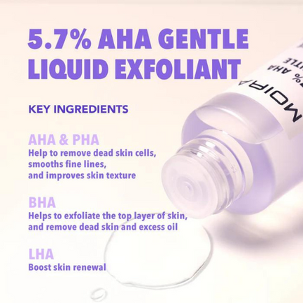 Moira 5.7% AHA Gentle Exfoliant