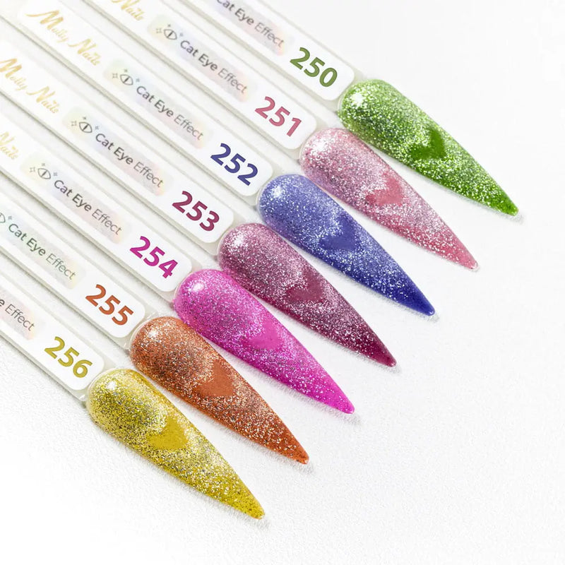 Molly Nails UV/LED Gel Polish Cat Eye Glacier Crush Nr 251 Rose