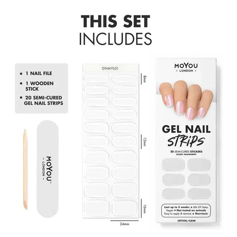 MoYou London UV Gel Strips All You Need Is Less