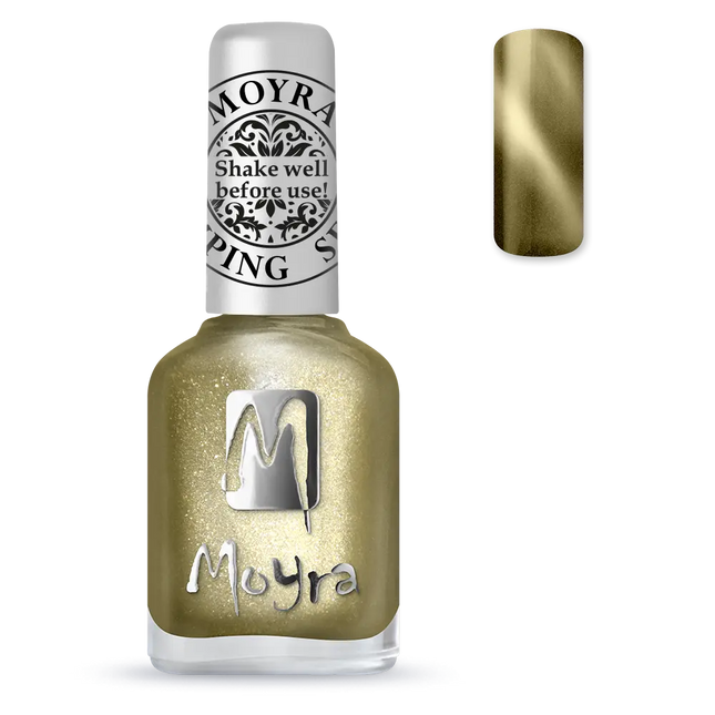 Moyra Stamping Nail Polish Cat Eye SP31 Magnetic Gold