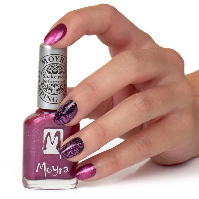 Moyra Stamping Nail Polish Cat Eye SP32 Magnetic Red