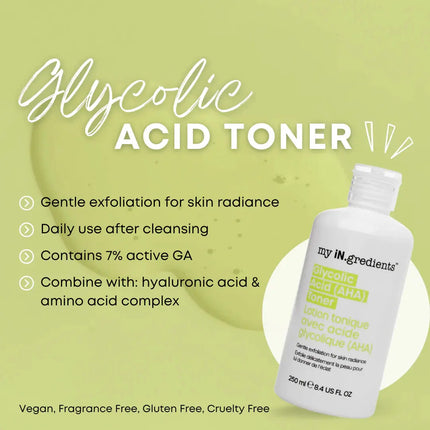 My In.gredients Toner Glycolic Acid