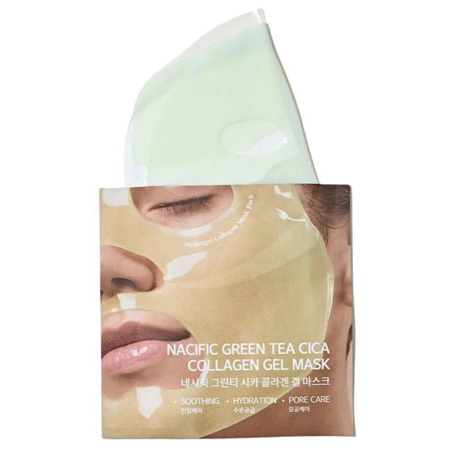 Nacific Green Tea Cica Collagen Gel Mask