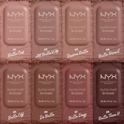 NYX Professional Makeup Buttermelt Bronzer All Butta D Up