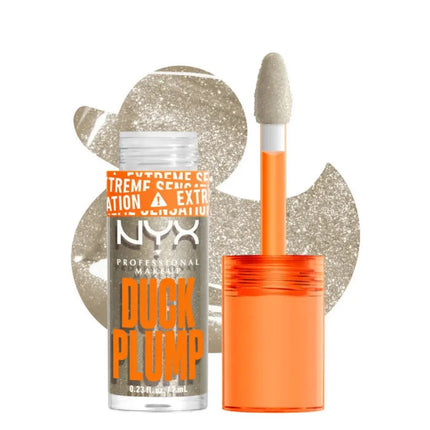 NYX Professional Makeup Duck Plump Lip Gloss Quazy Silver