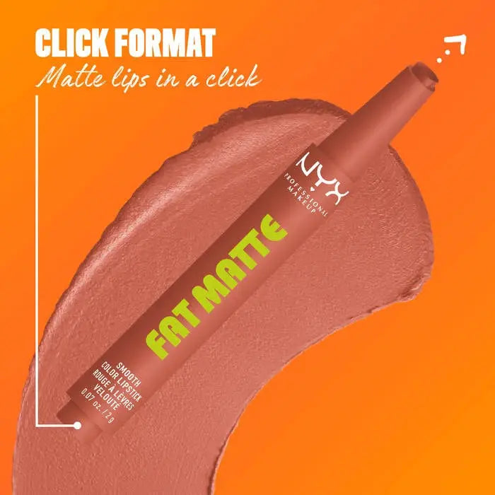 NYX Professional Makeup Fat Matte Smooth Color Lipstick Cozy Whipped