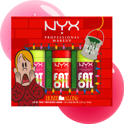 NYX Professional Makeup Home Alone Fat Oil Lip Drip Trio 01