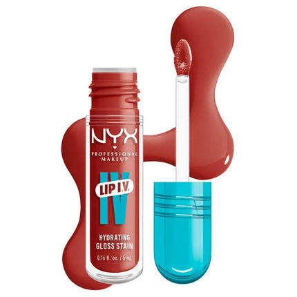 NYX Professional Makeup Lip IV Hydrating Lip Gloss Burst That Tang