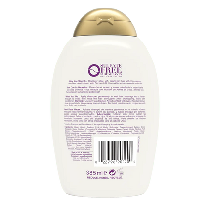 OGX Beauty Extra Strength Damage Remedy and Coconut Miracle Oil Shampoo