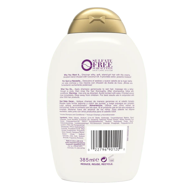 OGX Beauty Extra Strength Damage Remedy and Coconut Miracle Oil Shampoo