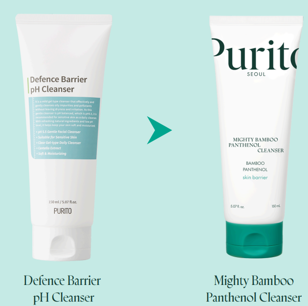 Purito Purito Mighty Bamboo Panthenol Cleanser