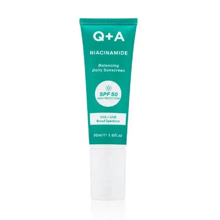 Q+A Niacinamide Balancing Face Sunscreen SPF 50