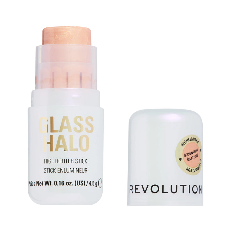 Revolution Glass Halo Highlighter Stick Golden Glow