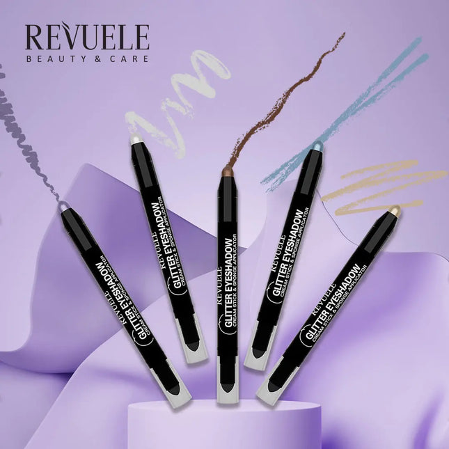 Revuele Glitter Eyeshadow Pencil 01 Snowflake