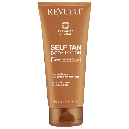 Revuele Self Tan Body Lotion Light to Medium