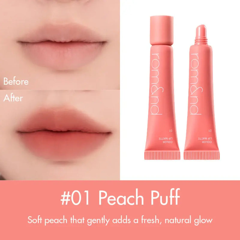 Romand Color Lip Matte 01 Peach Puff