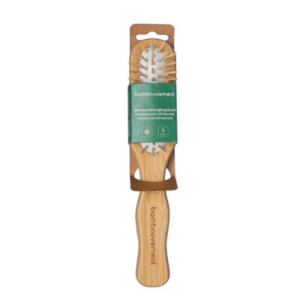 The Bamboovement Bamboo Detangling Brush