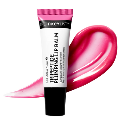 The Inkey List Tripeptide Plumping Pink Lip Balm