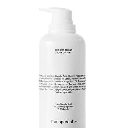 Transparent Lab AHA Smoothing Body Lotion