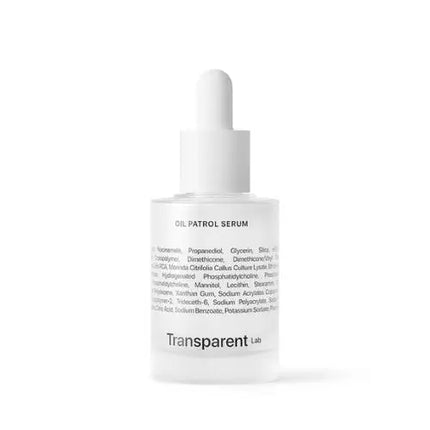 Transparent Lab Oil Patrol Serum