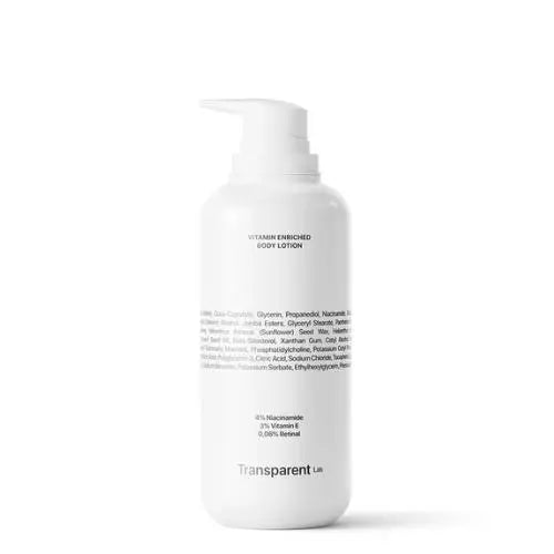 Transparent Lab Vitamin Enriched Body Lotion