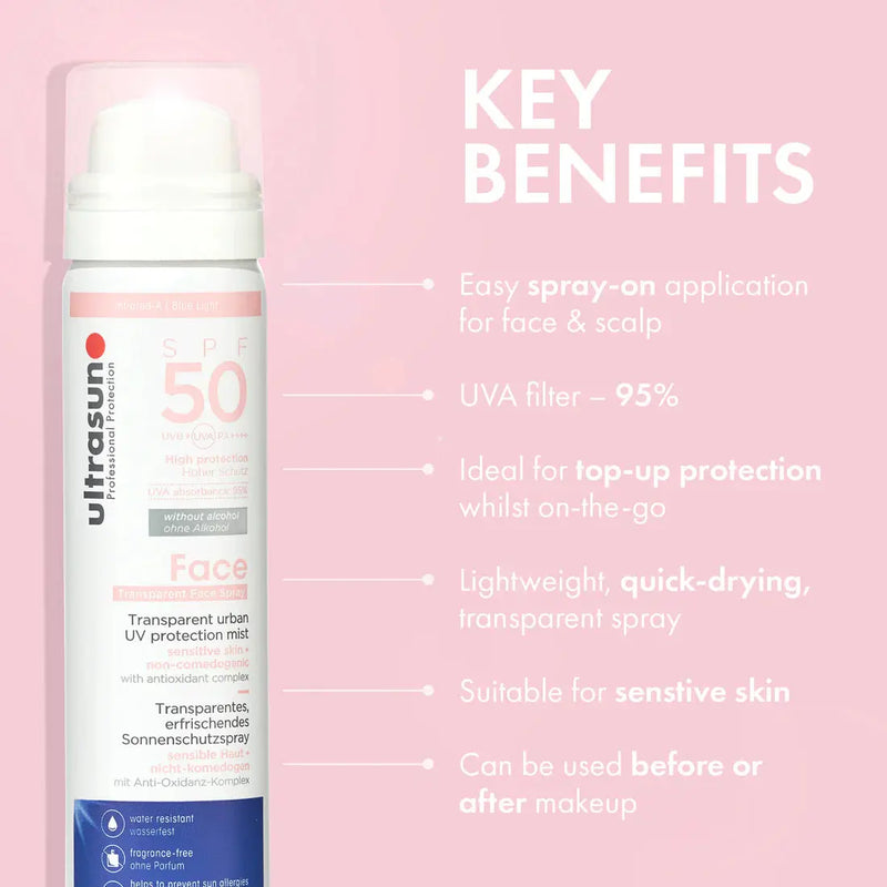 Ultrasun UV Face & Scalp Mist SPF 50 75 ml.