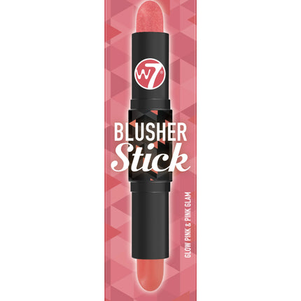 W7 Cosmetics Blusher Stick Glow Pink & Pink Glam