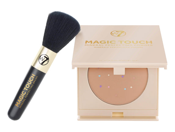 W7 Cosmetics Magic Touch Mineral Face Powder & Face Brush