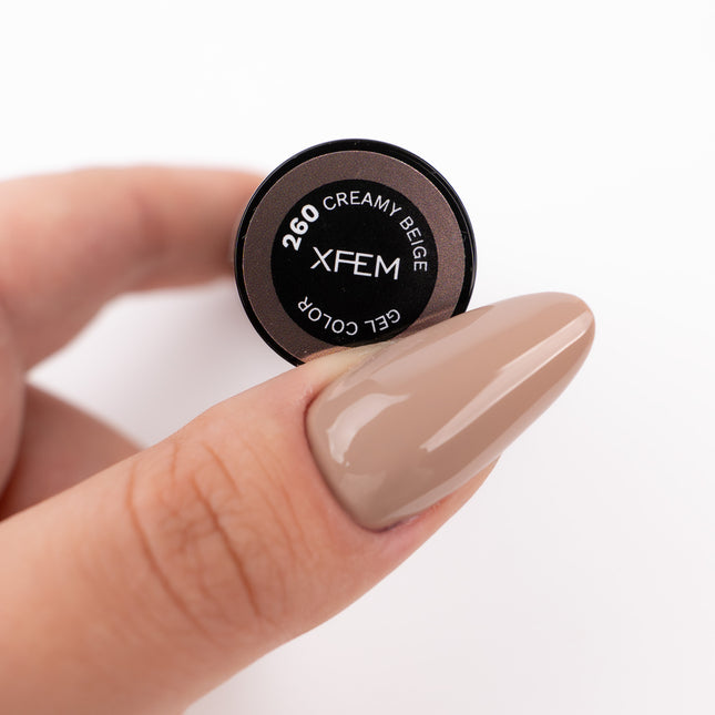 XFEM Hybrid UV/LED Gel Polish 260 Creamy Beige